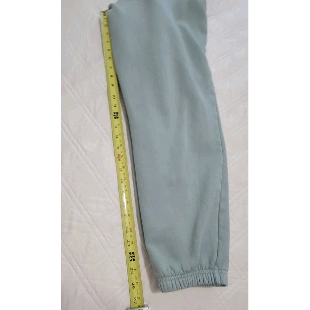 VICTORIA'S SECRET PINK Green Jogger Pocket Drawstring Sweatpants Size L - Picture 6 of 6